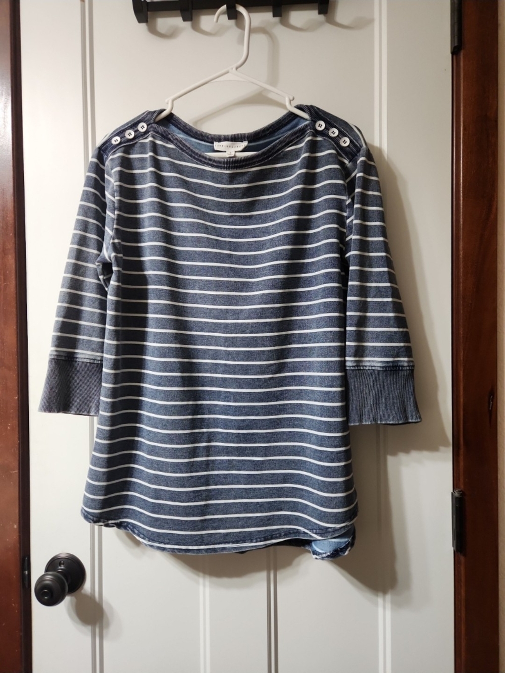 Jane + Delancey Striped Coastal Top